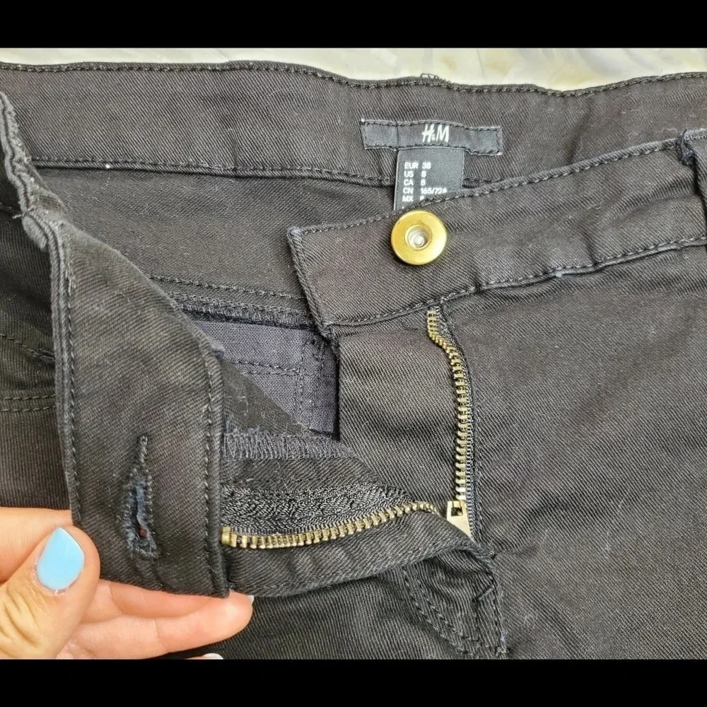H&M Black‎ Denim Shorts